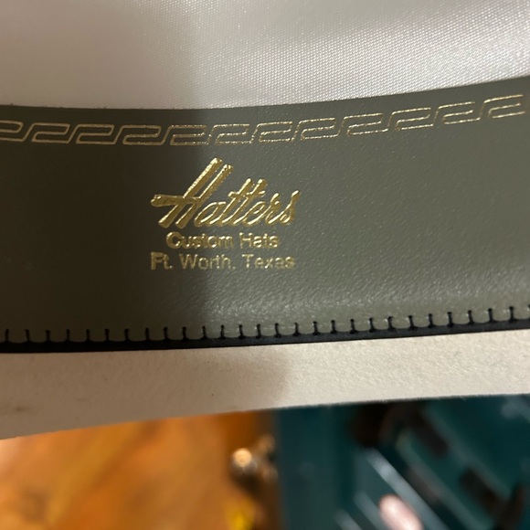 7 1/8th White 3X Cowboy Hat. - Picture 6 of 6